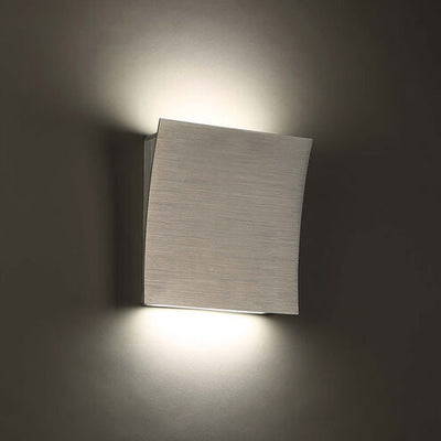 Slide ADA Wall Sconce Wall Light in 2700K LED 4 inch Brushed Aluminum Wall Sconce Modern Forms