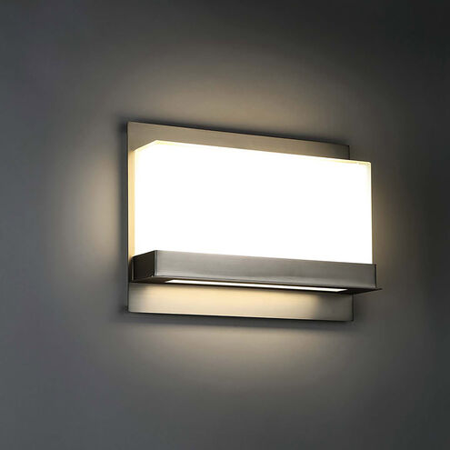 Lumnos LED 4 inch Satin Nickel ADA Wall Sconce Wall Light 3000K Wall Sconce Modern Forms