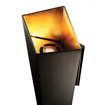 Dink ADA Wall Sconce Wall Light LED 4 inch Black Gold Leaf Wall Sconce Modern Forms