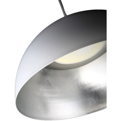 Yolo LED 20 inch White Silver Leaf Pendant Ceiling Light Pendant Modern Forms