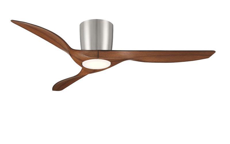 Delta 52 Inch Indoor/Outdoor Smart Flush Mount Ceiling Fan Ceiling Fan Wind River