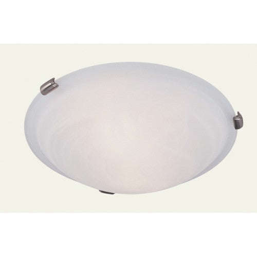 3 Light Brushed Nickel Ceiling Mount Flush Mount Livex