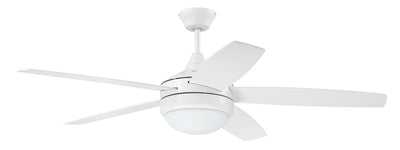 52" Phaze II 5-Blade in White w/ White Blades Ceiling Fan CRAFTMADE