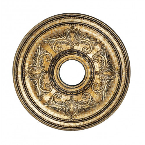 Vintage Gold Leaf Ceiling Medallion Ceiling Medallion Livex