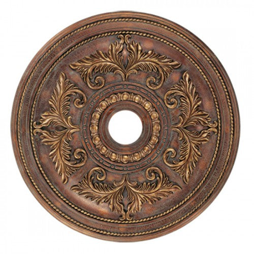 Crackled Greek Bronze Ceiling Medallion Ceiling Medallion Livex