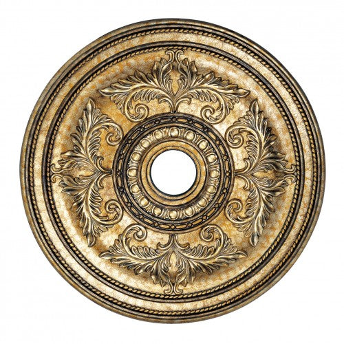 Vintage Gold Leaf Ceiling Medallion Ceiling Medallion Livex