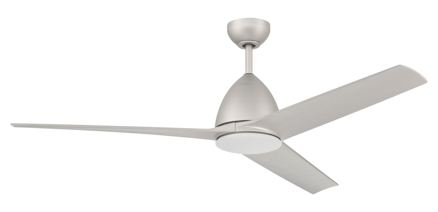 54" Nitro in Painted Nickel w/ Painted Nickel Blades Ceiling Fan CRAFTMADE