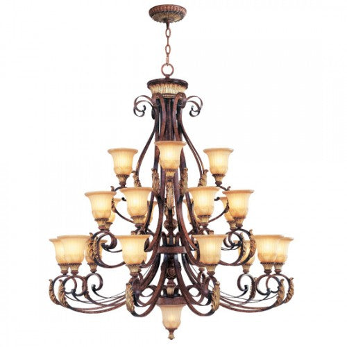 23 Light Verona Bronze Chandelier Chandelier Livex