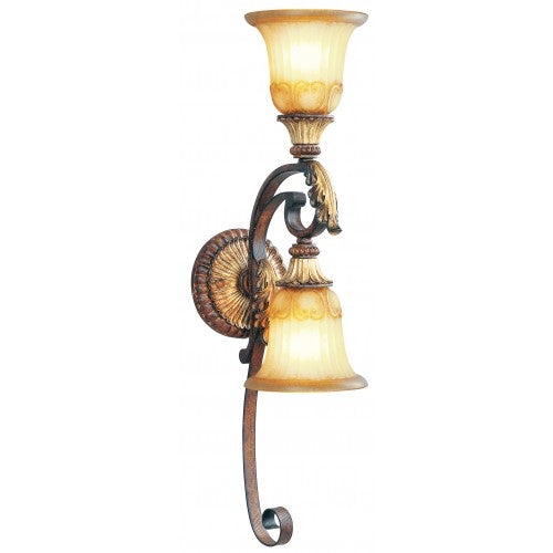 2 Light Verona Bronze Wall Sconce Wall Sconce Livex