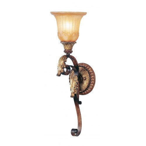 1 Light Verona Bronze Wall Sconce Wall Sconce Livex