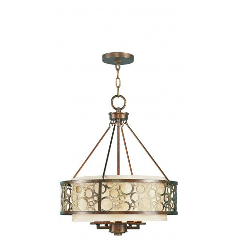 5 Light Palacial Bronze Chandelier Chandelier Livex