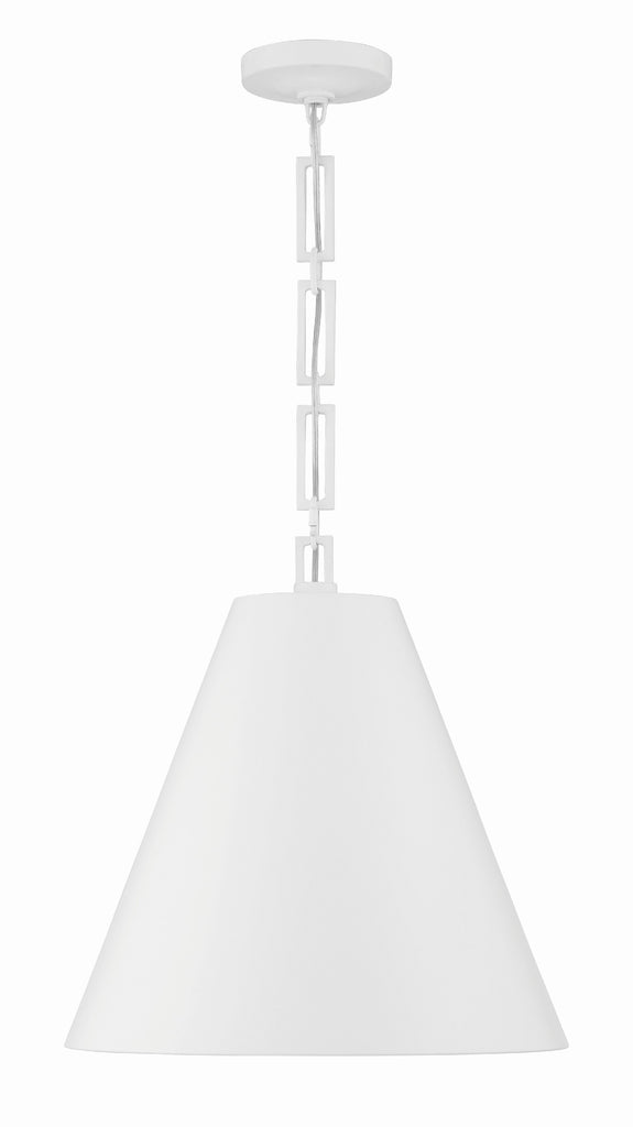 Brian Patrick Flynn Alston 3 Light Matte White + Antique Gold Chandelier Chandelier Crystorama