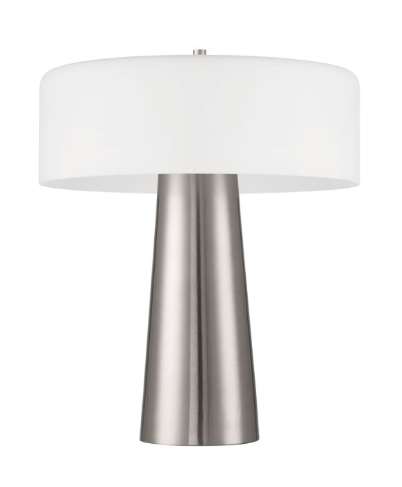 1 Light LED Table Lamp in Brushed Polished Nickel Table Lamp Craftmade