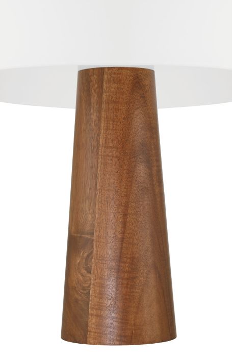 1 Light LED Table Lamp in Walnut