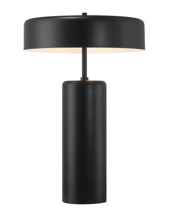 3 Light Table Lamp in Flat Black Table Lamp Craftmade