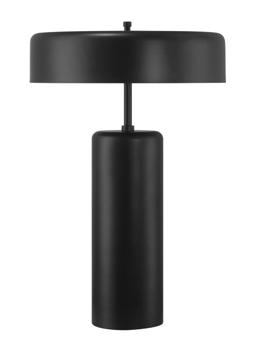 3 Light Table Lamp in Flat Black Table Lamp Craftmade