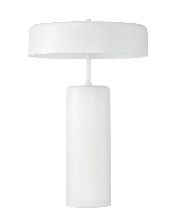 3 Light Table Lamp in White