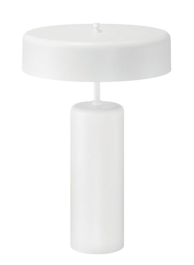 3 Light Table Lamp in White