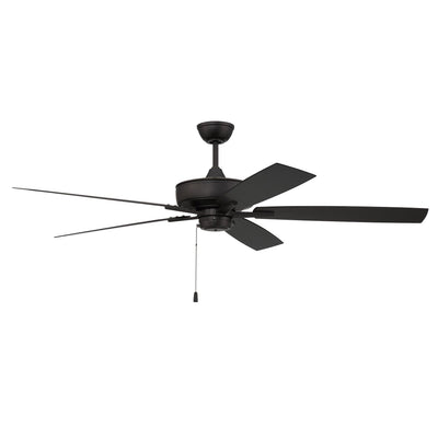 60" Outdoor Super Pro 60 in Flat Black w/ Flat Black Blades Ceiling Fan CRAFTMADE