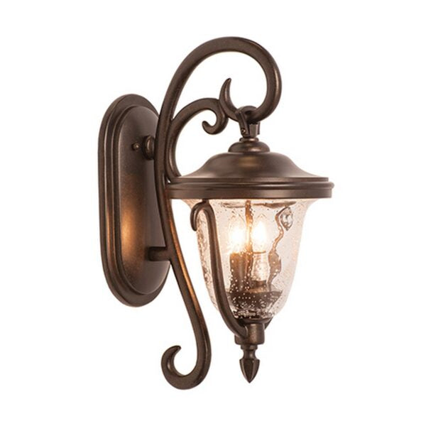 Santa Barbara Outdoor 2 Light Small Wall Bracket Wall Sconce Kalco