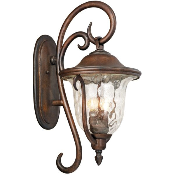 Santa Barbara Outdoor 3 Light Medium Wall Bracket Wall Sconce Kalco