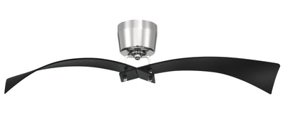 52" Tern in Flat Black/Polished Nickel w/ Flat Black Blades Ceiling Fan CRAFTMADE