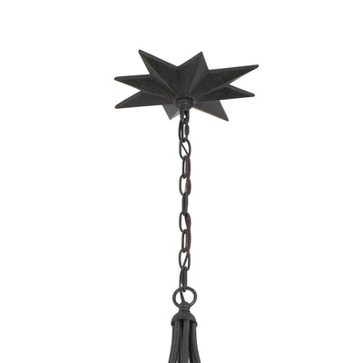 Astro 4 Light Black Chandelier Chandelier Crystorama