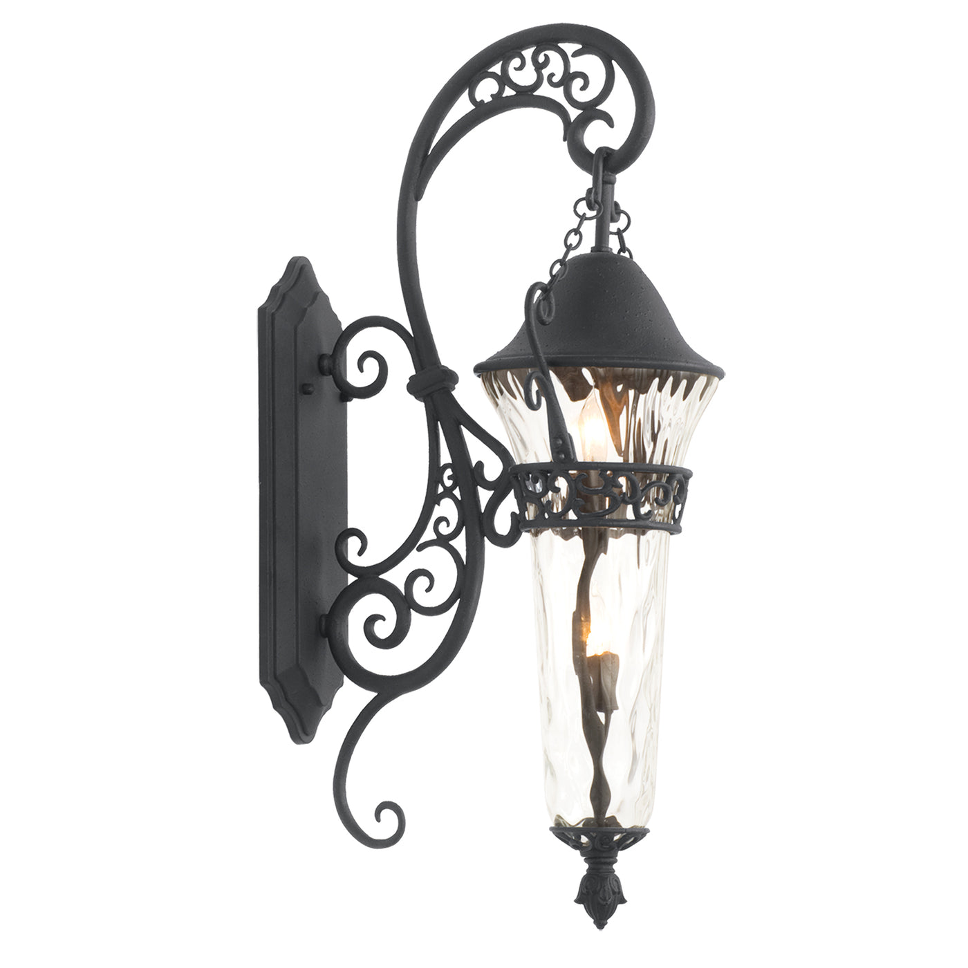 Anastasia Outdoor 2 Light Large Wall Bracket Wall Sconce Kalco