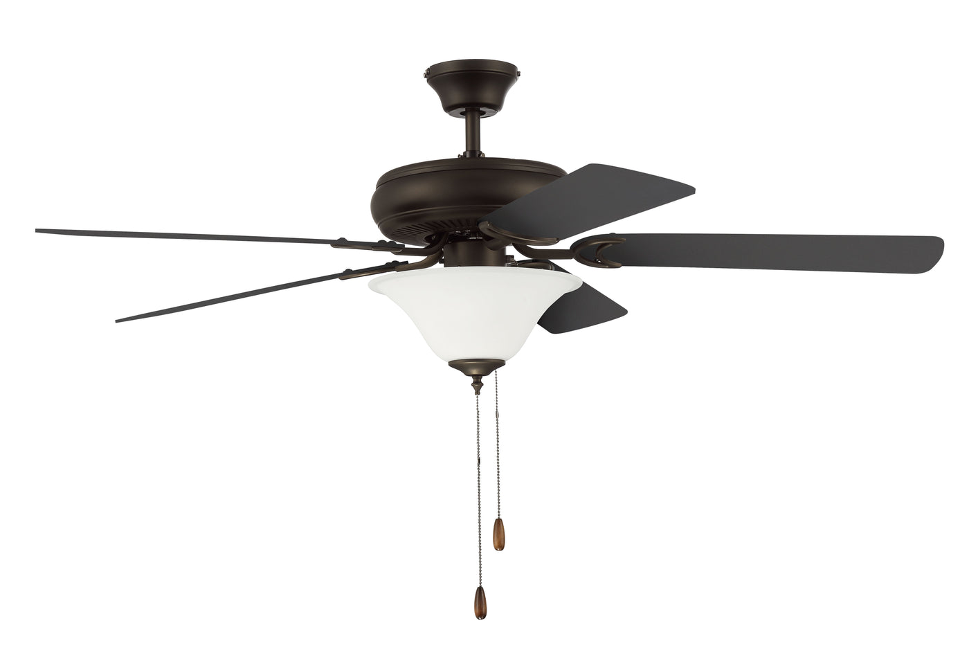 52" Decorator's Choice 2 Light in Espresso w/ Walnut/Espresso Blades Ceiling Fan CRAFTMADE