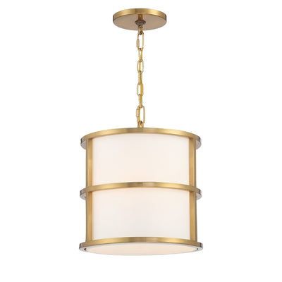 Brian Patrick Flynn Hulton 3 Light Luxe Gold Mini Chandelier Chandelier Crystorama