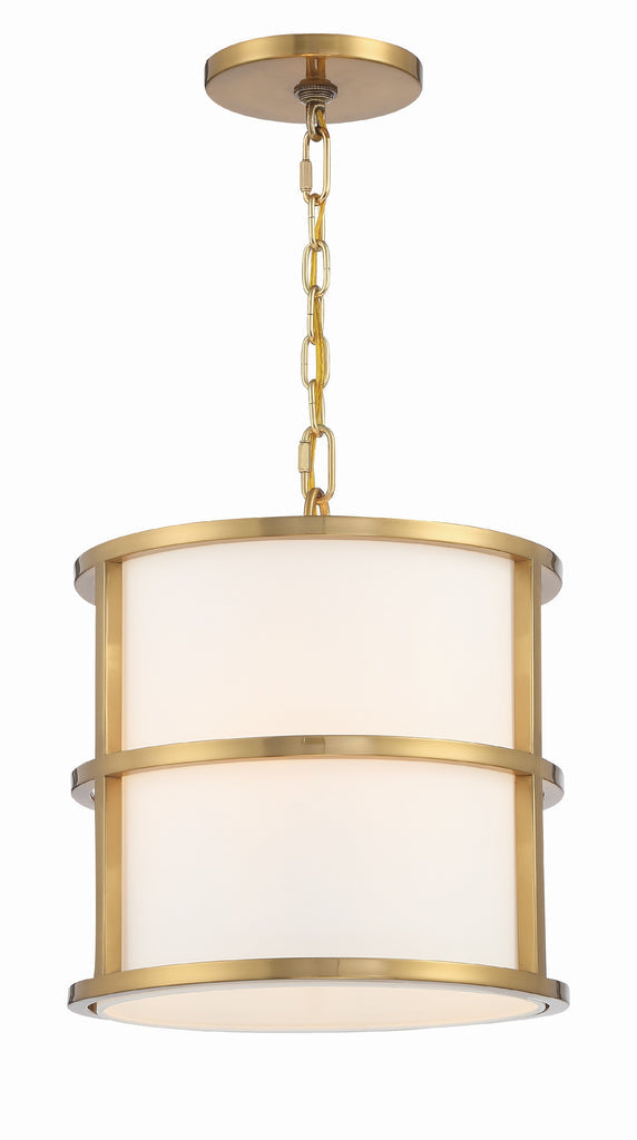 Brian Patrick Flynn Hulton 3 Light Luxe Gold Mini Chandelier Chandelier Crystorama