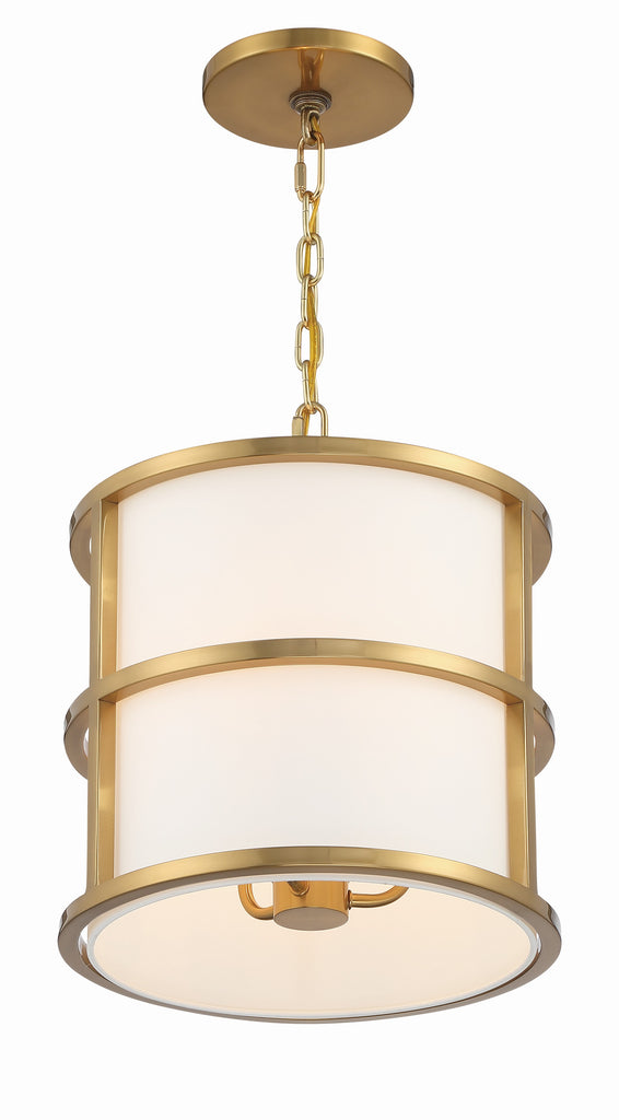 Brian Patrick Flynn Hulton 3 Light Luxe Gold Mini Chandelier Chandelier Crystorama