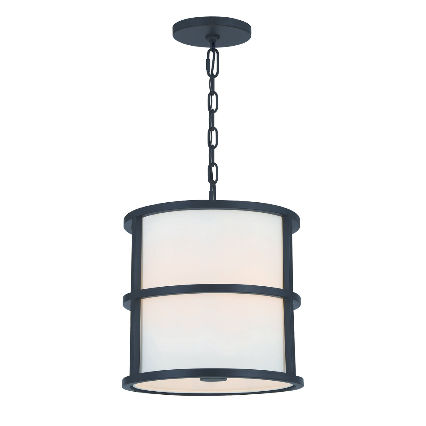 Brian Patrick Flynn Hulton 3 Light Matte Black Mini Chandelier Chandelier Crystorama