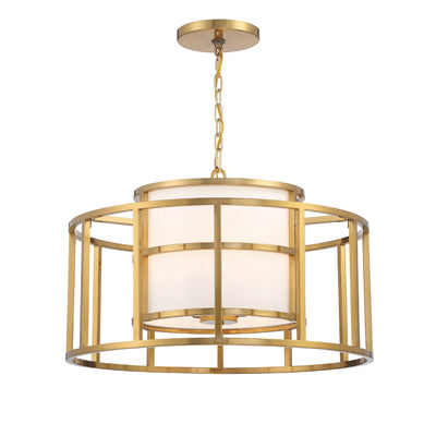 Brian Patrick Flynn Hulton 5 Light Luxe Gold Chandelier Chandelier Crystorama