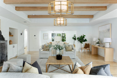 Brian Patrick Flynn Hulton 5 Light Luxe Gold Chandelier Chandelier Crystorama