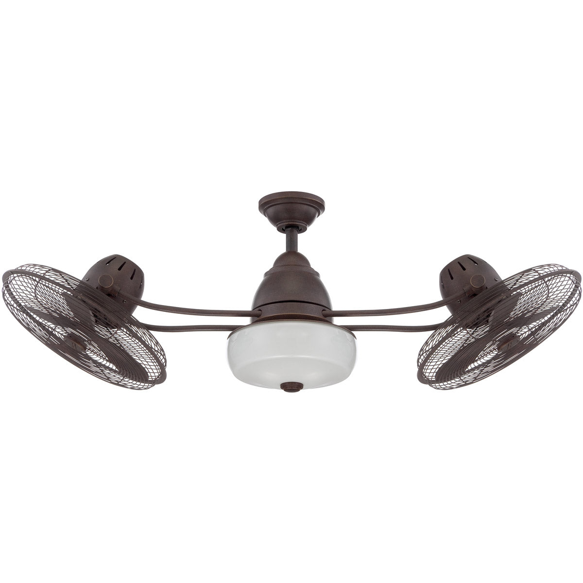 48" Bellows II Indoor/Outdoor (Damp) in Aged Bronze Textured w/ Aged Bronze Blades Ceiling Fan CRAFTMADE