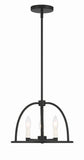 Abbott 3 Light Black Mini Chandelier Chandelier Crystorama