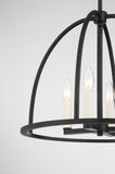 Abbott 4 Light Black Chandelier Chandelier Crystorama