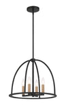 Abbott 4 Light Black Chandelier Chandelier Crystorama