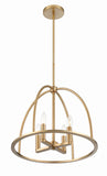 Abbott 4 Light Vibrant Gold Chandelier Chandelier Crystorama