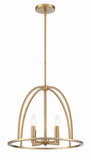 Abbott 4 Light Vibrant Gold Chandelier Chandelier Crystorama