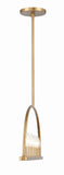 Abbott 8 Light Vibrant Gold Linear Chandelier Chandelier Crystorama