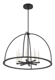 Abbott 8 Light Black Chandelier Chandelier Crystorama