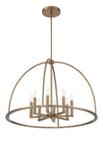 Abbott 8 Light Vibrant Gold Chandelier Chandelier Crystorama