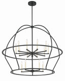 Abbott 15 Light Black Chandelier Chandelier Crystorama