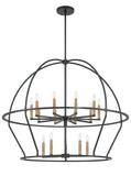 Abbott 15 Light Black Chandelier Chandelier Crystorama