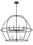 Abbott 15 Light Black Chandelier Chandelier Crystorama