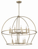 Abbott 15 Light Vibrant Gold Chandelier Chandelier Crystorama