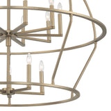 Abbott 15 Light Vibrant Gold Chandelier Chandelier Crystorama