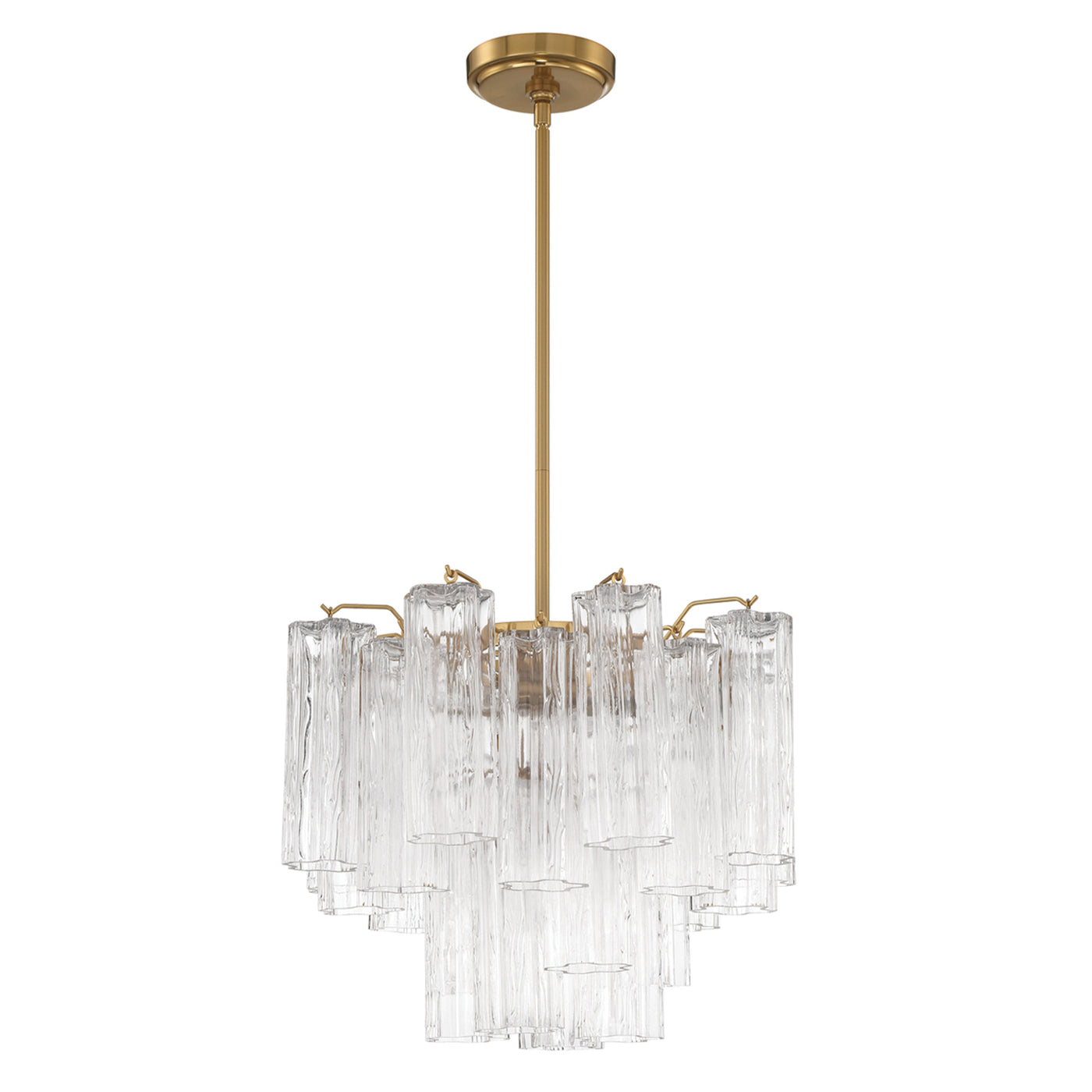 Addis 4 Light Aged Brass Chandelier Chandelier Crystorama